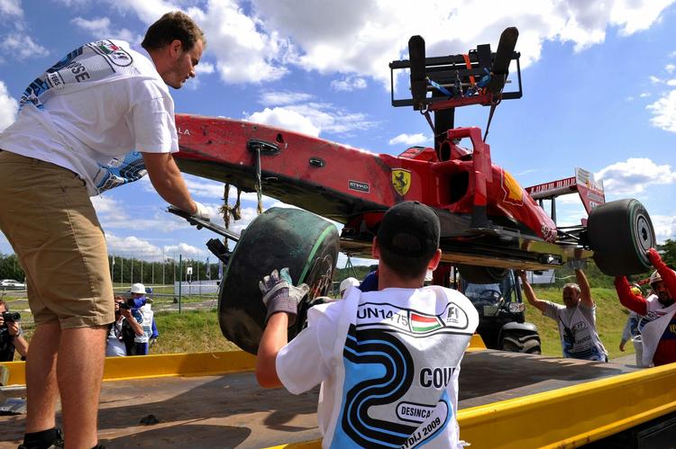Felipe Massas voldsomme ulykke på Hungaroring har chokeret  hele Formel 1-feltet. 