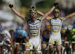 Så suveræne var Team Columbia i spurten, at Mark Renshaw fulgte med Mark Cavendish over stregen som nummer to på etapen. 