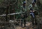 Columbiansk militær kæmper fortsat mod oprørsbevægelsen Farc i den colombianske regnskov. Nu viser det sig, at granatangreb stammede fra svenske våben. Arkivfoto. 