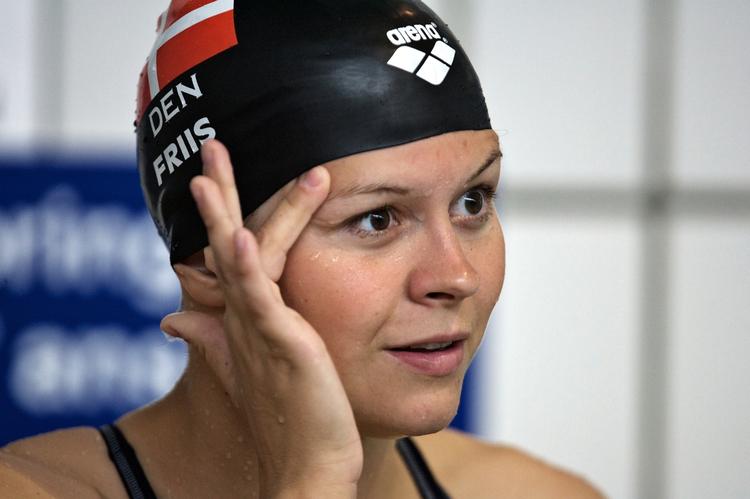 Lotte Friis blev endnu hurtigere af atskifte dragt. 