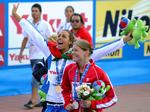 Lotte Friis har to discipliner tilbage ved VM, 4x200 meter fri torsdag og 800 meter fri fredag - og muligvis lørdag. Arkivfoto. 