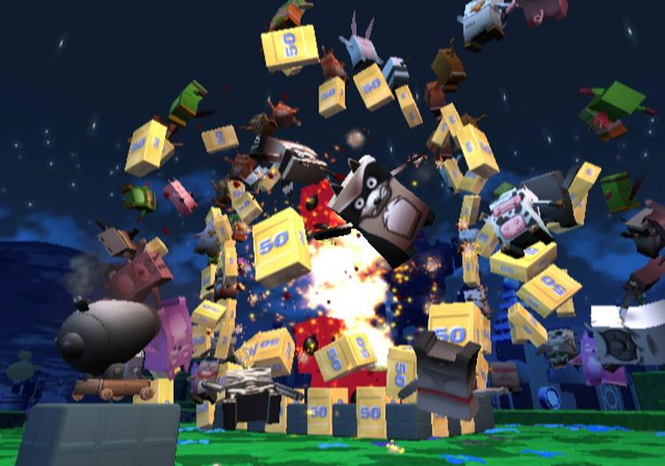 I Steven Spielbergs nye computerspil ' Boom Blox : Smash Party' er der over 400 baner. Og hvis det ikke er nok, kan man lave nogle selv eller gå på nettet og finde baner, andre har lavet. 