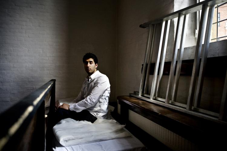 Ammar Jaafar søgte tilflugt i Brorsons Kirke og blev valgt som talsmand for irakerne i kirken. I dag blev han så anholdt.  Arkivfoto 