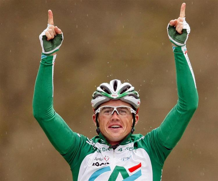Australieren Simon Gerrans kan spille de danske ryttere et puds på dagens etape i Post Danmark Rundt. Arkivfoto. 