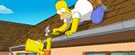 Bart og Homer Simpson er her på hjemmearbejde. I de nye afsnit af serien hyrer far og søn Coldplay til at give privat koncert. 