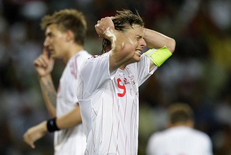 Fodboldlandsholdets anfører, Jon Dahl Tomasson. 