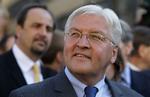 »Min tak går til dem, der utrætteligt arbejdede for at nå frem til denne løsning«, siger Tysklands udenrigsminister, Frank-Walter Steinmeier, efter frigivelsen af et tysk containerskib. 