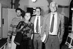 Den berømte "firebande" fra Socialdemokratiet: Mogens Lykketoft, Ritt Bjerregaard, Poul Nyrup Rasmussen og Svend Auken. 