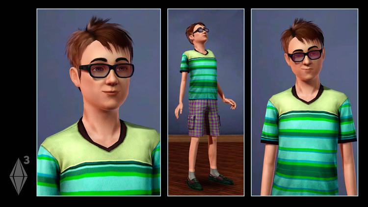 Et af de nye computerspil, ‘The Sims 3’. Her kan man designe sin  virtuelle spilfigur ned til mindste fregne, næsefold og fobi og derefter prøve at opfylde langsigtede  livsmål, man selv definerer. Salget af den slags spil går forrygende. Foto: Electronic Arts 
