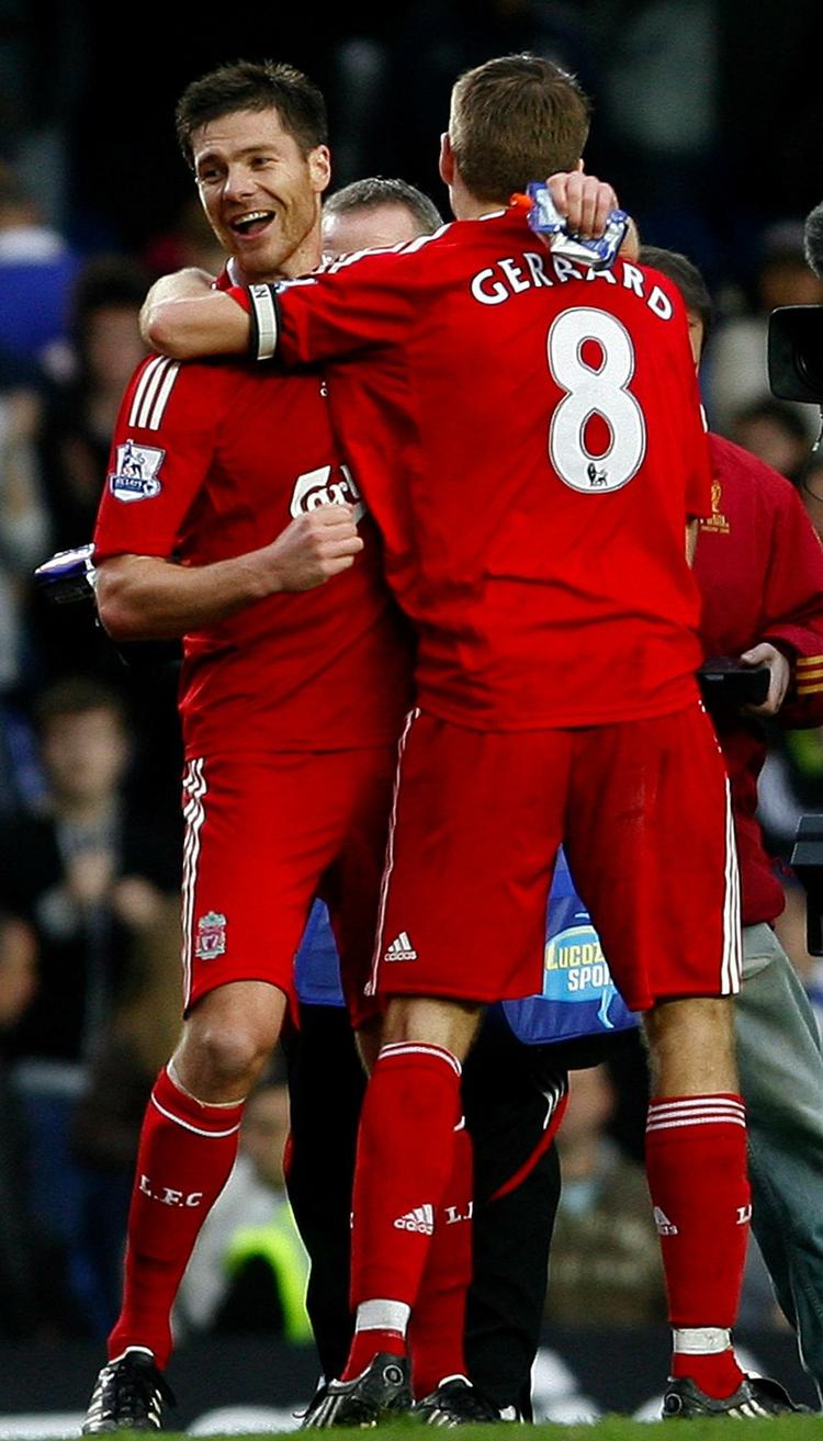 Efter mange store stunder i Liverpool FC vender Xabi Alonso tilbage til Spanien, hvor han skal spille for Real Madrid. Arkivfoto. 