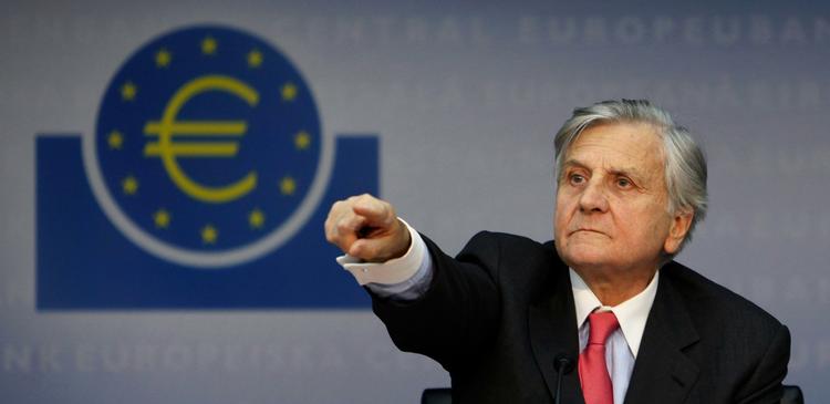 Præsidenten for Den Europæiske Centralbank Jean-Claude Trichet kunne i dag præsentere en uændret historisk lav rente. (Arkivfoto) 