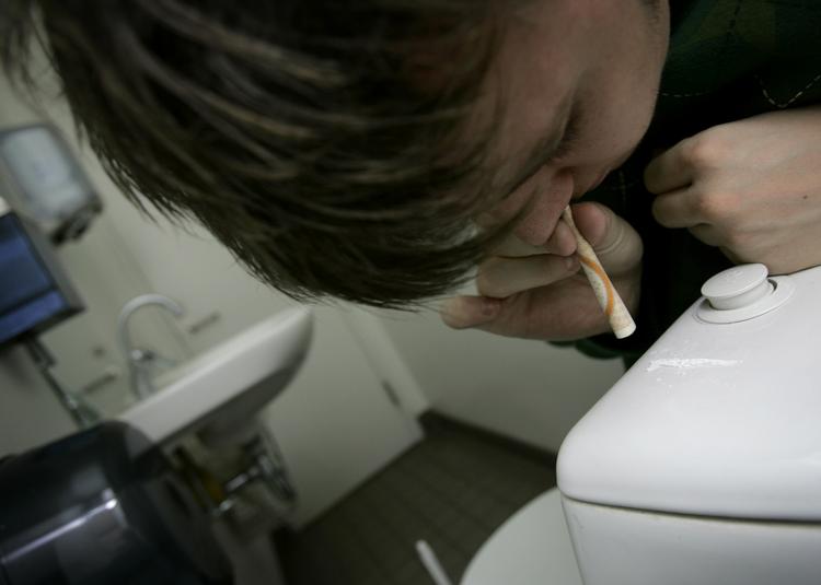 Det er ikke afdankede narkomaner, der dukker op på Rigshositalets øre-næse-hals afdeling, men unge erhvervsaktive mennesker, som har sniffet kokain. (Arkivfoto) 