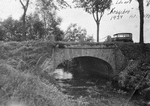 Kragebro på landevej nr. 1, Holbæk Amt, 1934. Foto: Amtsvejinspektør Knud Peter Danø/Danmarks Vej- og Bromuseum 
