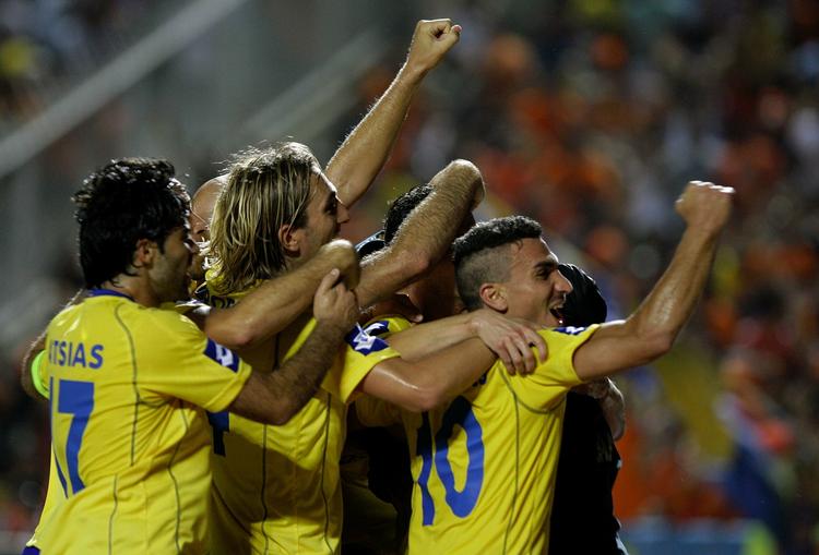 På hjemmebane vandt Apoel Nicosia 2-0 over Partizan Beograd, der med 1-0 hjemme i Serbien ikke kunne indhente den samlede føring. Arkivfoto. 