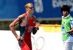 Rasmus Henning under de olympiske lege i Beijing sidste år. Arkivfoto. 