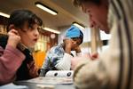 På Tovshøjskolen i Brabrand er børnene i skole fra kl. 08.00 til 16.00. 