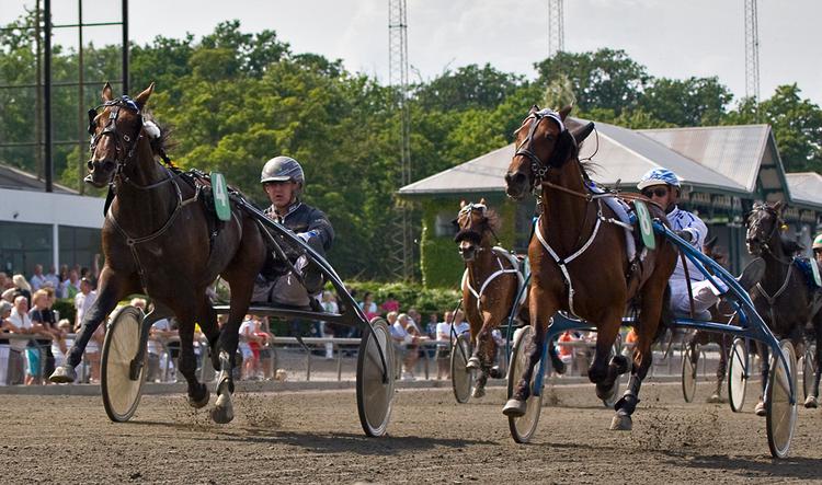 Nero Toft og Casper Jensen (t.v.) besejrer storfavoritten Neo Smed (Flemming Jensen). Foto: US Photo. 
