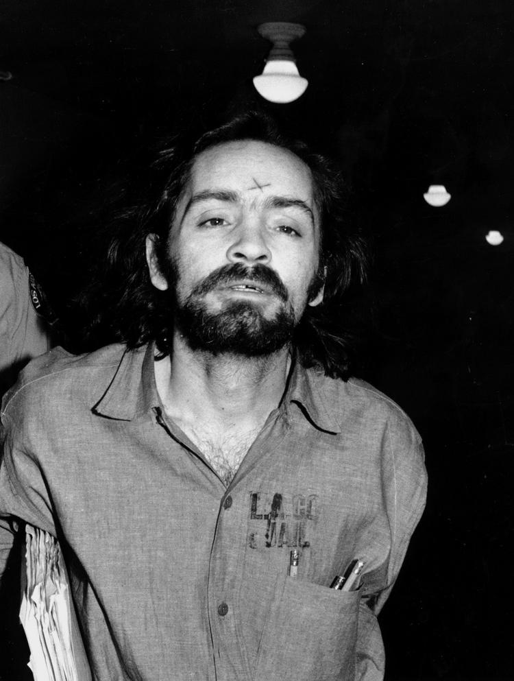 Charles Manson stod i spidsen for kultmordene på bl.a. Sharon Tate. Mordene blev kaldt USA's mest bizarre. Manson sidder fortsat fængslet. Han er 78 år i dag. Foto: Polfoto 