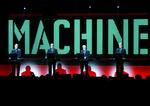 På næsten 40. år optræder tyske Kraftwerk med musik, der forener elektronik og følsomhed. Billedet er fra dens optræden på Montreux Jazz Festival i 2005. Foto: AP/Martial Trezzini 
