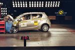 Hyundai i20 opnåede fem stjerner ved crashtest hos Euro NCAP. Derfor blev den billigere i Danmark. Men kun i kort tid, så hævede fabrikken priserne. Foto: Euro NCAP 