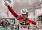 Chris Horner lignede en samlet  vinder, men blev snydt for sejren af en ny unge estisk komet på sidste etape af Tour de l'Ain. Arkivfoto. 