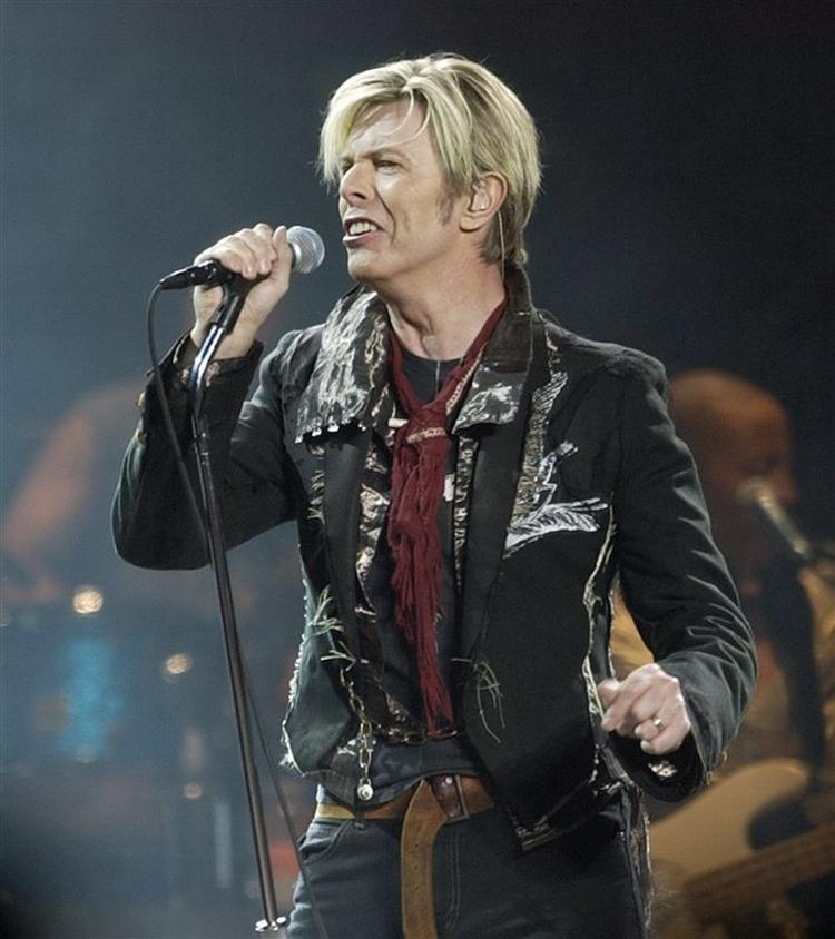 David Bowie i koncert. 