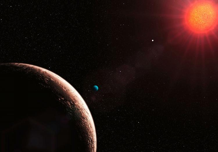 Forskere har fundet en planet, hvis omløb går imod rotationen på planetens sol. Arkivfoto. 