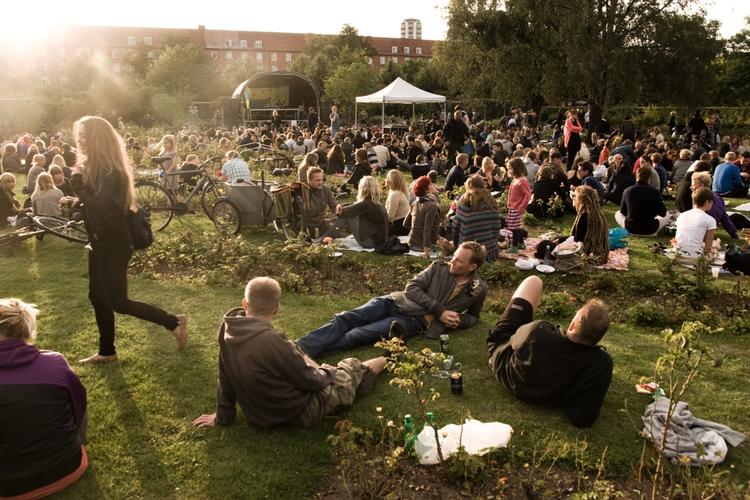 Enghaveparken har lagt græs og asffalt til en stor del af koncerterne på årets Strøm Festival. 