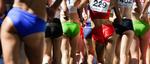 Feltet i kvindernes 20 kilometer kapgang fanget bagfra. 
