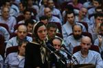 Den 24-årige Clothilde Reiss i retten i Teheran. 