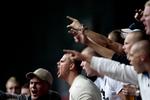Der blev kastet med sten og flasker efter AGF-fans efter 1-0 sejren over FC København i lørdags. Blandt AGF-fansene var også medlemmer af White Pride. 