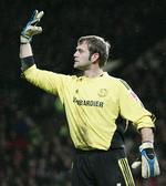 Den tidligere Manchester United-keeper Roy Carroll er ny mand i den fynske Ådal. Arkivfoto. 