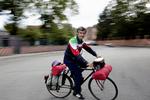 Abbas Razzaghi har cyklet hele vejen fra Iran til Danmark. 