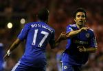 Deco (th) kom på scoringstavlen for Chelsea i sejren over Sunderland. 