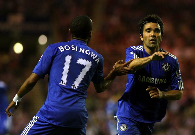 Deco (th) kom på scoringstavlen for Chelsea i sejren over Sunderland. 