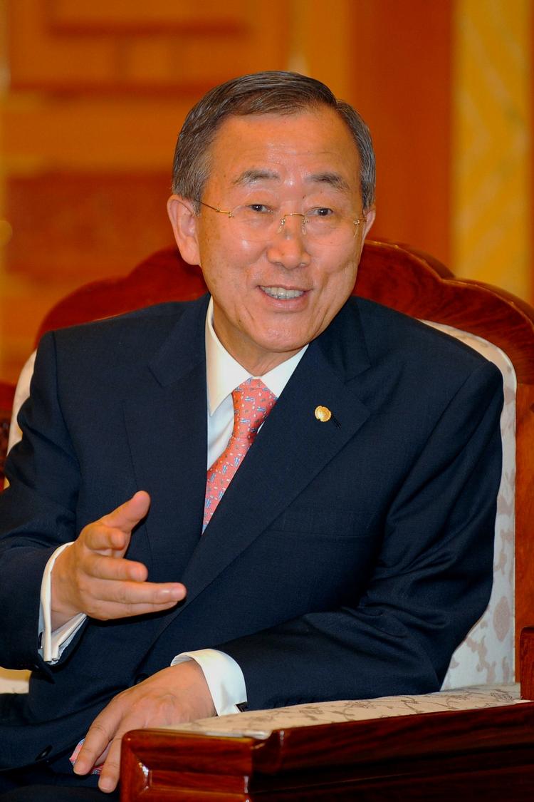 Generalsekretær Ban Ki-moon. 