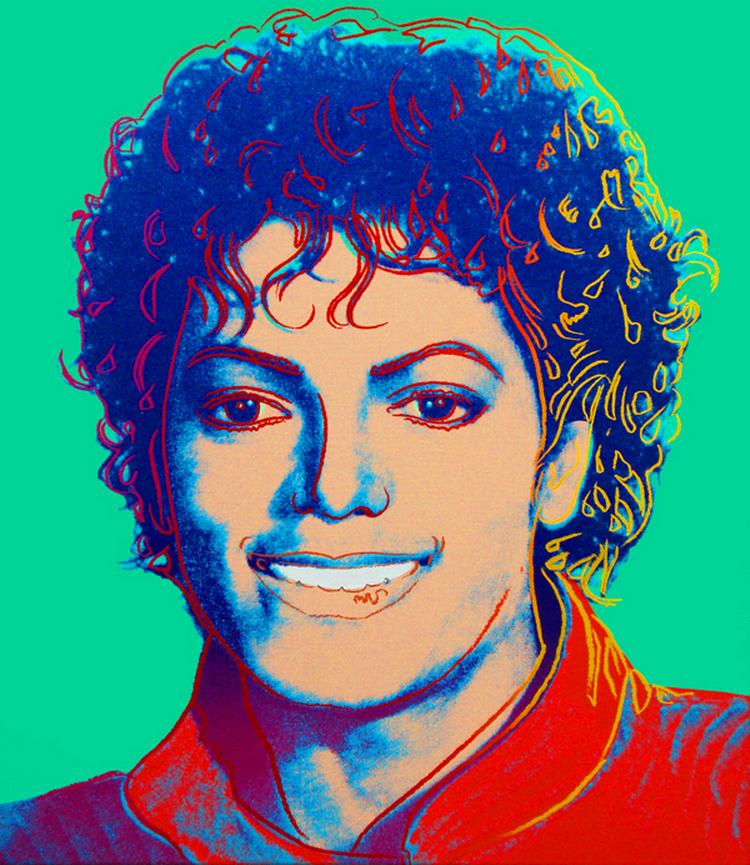 Der har været et voldsomt salg i alt, hvad der på nogen måde har med Michael Jackson at gøre siden hans død. Senest er dette Andy Warhol-maleri steget voldsomt i værdi. Arkivfoto: AP 