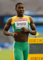 Caster Semenya er med i finalen i 800 meter ved VM. 