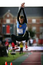 Det lykkedes ikke for Morten Jensen at komme til finalen ved VM i længdespring. Arkivfoto. 