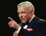 Frank Sinatra døde i 1998, 82 år gammel. Her foto fra en optræden i New York i 1990. 