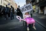 En af de foregående demonstrationer vendt mod bandekrigen på Nørrebro. Arkivfoto. 