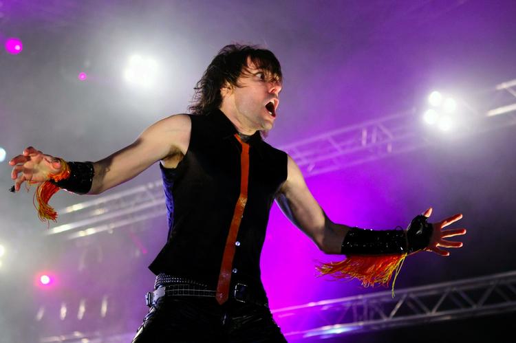 Der skal det rette udtryk til for at vinde VM i luftguitar. Her er det sidste års vinder Craig 'Hot Lixx Hulahan' Billmeier fra USA. 