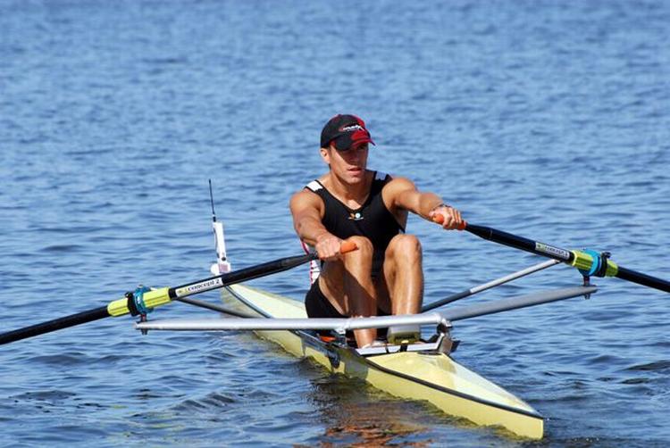 Mads Rasmussen har også fart i singlesculleren. 