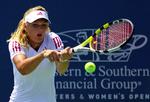 Caroline Wozniacki er røget tidligt ud af de seneste turneringer, men det bekymrer ikke far og træner Piotr Wozniacki, der vægter udviklingen på længere sigt. Arkivfoto. 