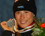 Julija Tsjepalova vandt sølv på 10 km fri ved VM i Tyskland i 2005, hvor hun også blev verdensmester i stafetten med holdkammeraterne. Arkivfoto. 