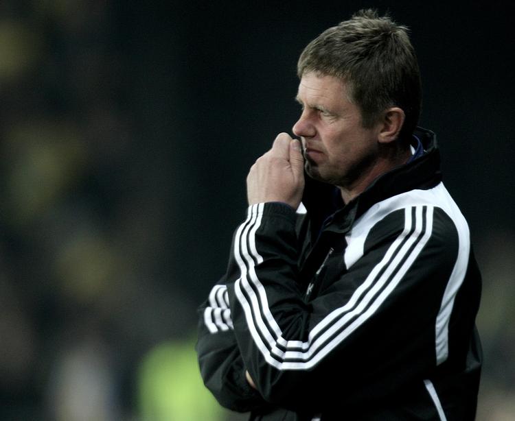 Cheftræner Kent Nielsen er skuffet over Brøndbys nederlag til estiske Flora Tallin. (Arkiv) 