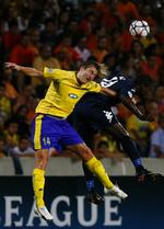 Dame N'Doye fik reduceret til 2-1 i første halvleg, men FCK fandt aldrig for alvor rytmen mod APOEL. 