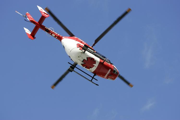 Allerede fra marts får Sjælland en lægehelikopter som en forsøgsordning. I 2011 skal hele landet være dækket af lægehelikoptere. Her en tysk luftambulance. Arkivfoto. 