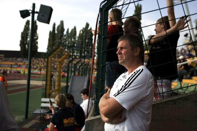 Kent Nielsen havde en nervøs afslutning på kampen i Berlin, hvor Brøndby smed sejren væk på et kvarter. 