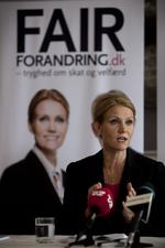 »Hvis de radikale skal være en del af regeringsgrundlaget, skal de også selv stå inde for regeringsgrundlaget«, siger Socialdemokraternes leder, Helle Thorning Schmidt. 